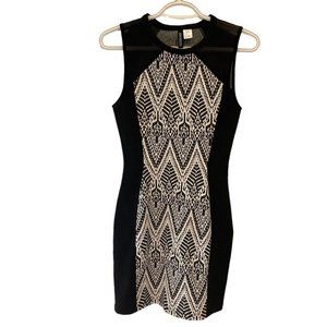 H&M Black Sleeveless Mini Dress Size 36